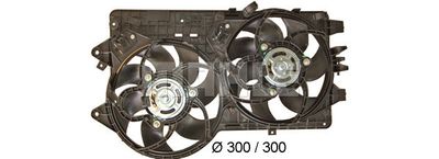 Вентилятор, охлаждение двигателя WILMINK GROUP WG2180550 для ALFA ROMEO MITO