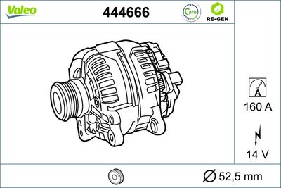 генератор VALEO 444666