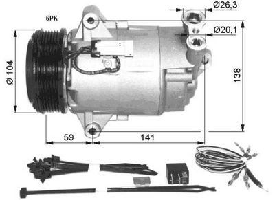 Compressor, air conditioning 32427