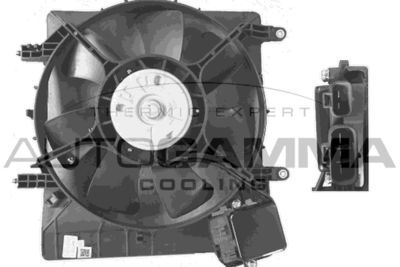 AUTOGAMMA GA228610 Вентилятор системы охлаждения двигателя  для SUBARU OUTBACK (Субару Оутбакk)