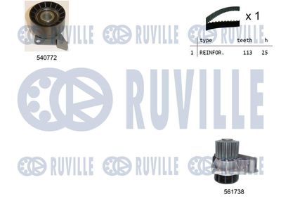 RUVILLE 5503431 Комплект ГРМ  для DAIHATSU HIJET (Дайхатсу Хижет)