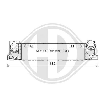 INTERCOOLER COMPRESOR DIEDERICHS DCA1127