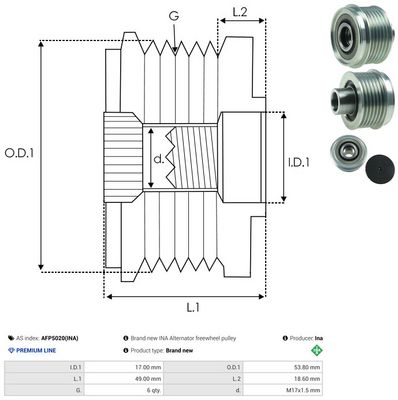 SISTEM ROATA LIBERA GENERATOR AS-PL AFP5020INA 3