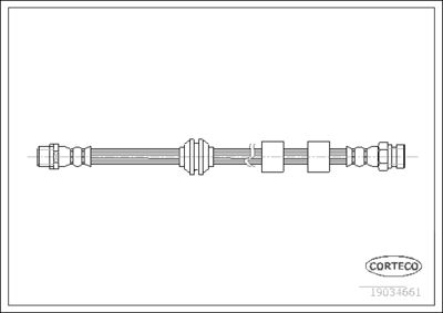 Тормозной шланг CORTECO 19034661 для FORD GALAXY