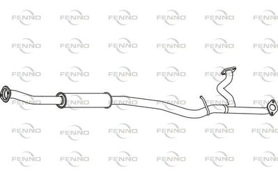 FENNO P60001 Глушитель выхлопных газов  для SUBARU LEGACY (Субару Легак)