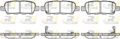 ROADHOUSE 2876.29 Тормозные колодки и сигнализаторы  для NISSAN TIIDA Наклонная задняя часть (C11) 1.5 dCi