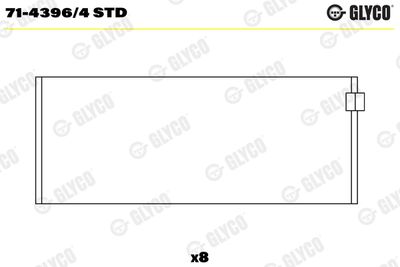 PLEUELLAGER GLYCO 7143964STD