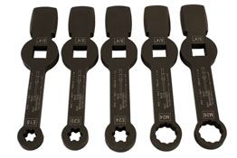 Laser Tools Brake Caliper Wrench Set 5pc - for HGV
