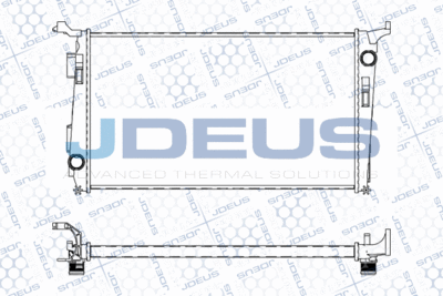 Радиатор, охлаждение двигателя JDEUS M-0231390 для DACIA DUSTER
