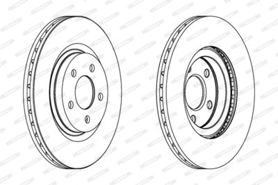 Bromsskiva FERODO DDF1153