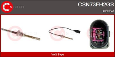 SENZOR TEMPERATURA GAZE EVACUARE CASCO CSN73FH2GS