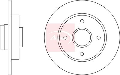APEC Brake Disc DSK2608