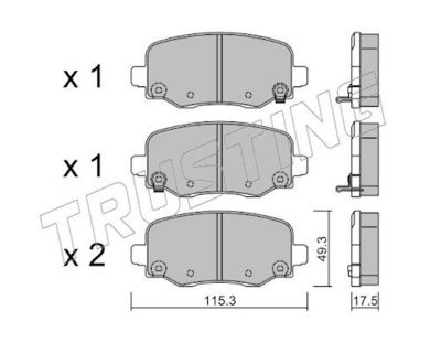 SET PLACUTE FRANA FRANA DISC