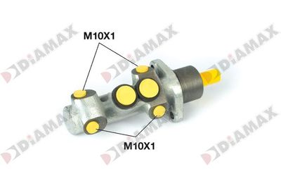 Главный тормозной цилиндр DIAMAX N04672 для RENAULT SAFRANE