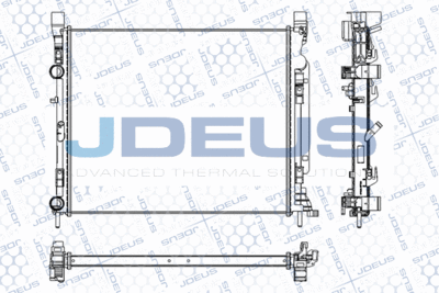 Радиатор, охлаждение двигателя JDEUS RA0231070 для MERCEDES-BENZ CITAN
