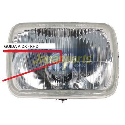 сменяема част на фар, главен фар JAPANPARTS GO-004R