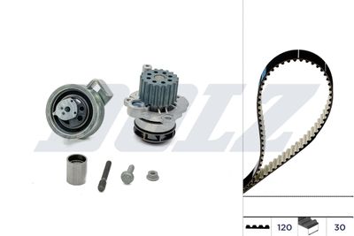 Vodní pumpa + sada ozubeného řemene DOLZ KD105