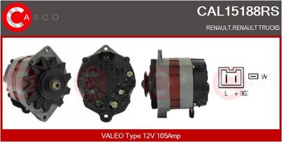 GENERATOR / ALTERNATOR CASCO CAL15188RS