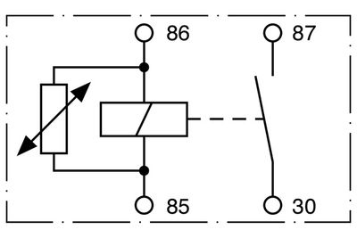 RELAIS STARTWIEDERHOLUNG BOSCH 0332002257 5