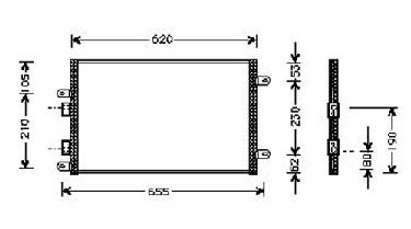 Condensor, airconditioning
