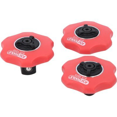 Ks Tools - Súprava mini ručných rační s prepínacou páčkou 1/4" +3/8" +1/2" 3ks
