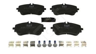 Комплект тормозных колодок, дисковый тормоз HART 256 518 для MAN TGE