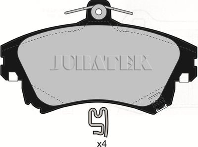 Brake Pad Set JURATEK JCP1384