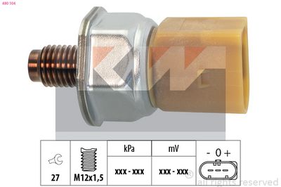 SENSOR KRAFTSTOFFDRUCK KW 480104
