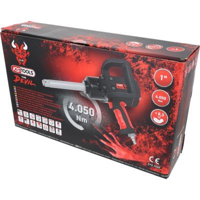 Ks Tools - Vysokovýkonný pneumatický rázový uťahovák, 4050Nm 1"