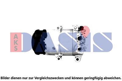 AKS DASIS 852794N Компрессор кондиционера для FORD FIESTA VI (CB1, CCN) 1.6 TDCi