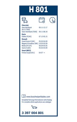 WISCHBLATT BOSCH 3397004801 5