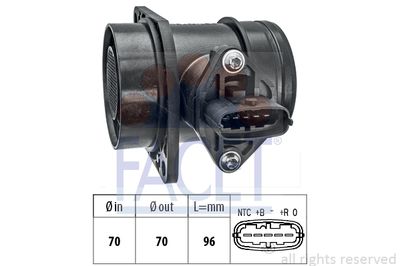 Расходомер воздуха FACET 10.1378 для HYUNDAI MATRIX