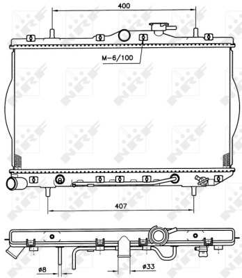 Радиатор, охлаждение двигателя WILMINK GROUP WG1722168 для HYUNDAI ACCENT