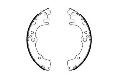 BOSCH Bremsbackensatz