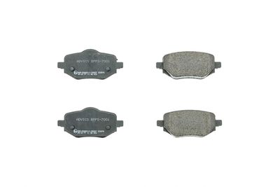 комплект спирачно феродо, дискови спирачки AISIN BPPS-7001