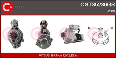 Стартер CASCO CST35236GS для NISSAN NT400