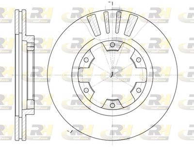 спирачен диск ROADHOUSE 61239.10