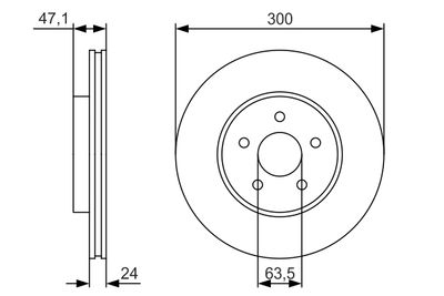 Brake Disc 0 986 479 S48