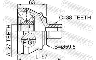SET ARTICULATIE PLANETARA FEBEST 1710A6 1