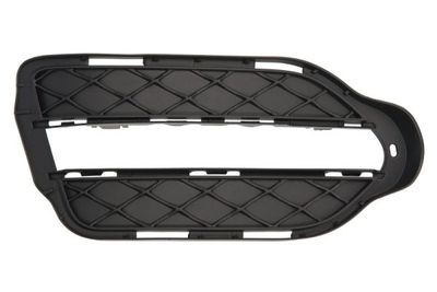 Voorbumper afdekking Voor Rechts (met dagrijlichten gaten, plastic, zwart) past: MERCEDES GLK X204 06.12-06.15