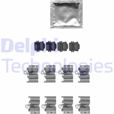 Комплектующие, колодки дискового тормоза DELPHI LX0668 для FIAT 500X