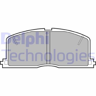 Комплект тормозных колодок, дисковый тормоз DELPHI LP460 для TOYOTA SPRINTER