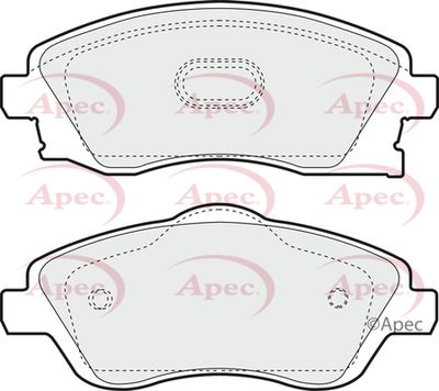 Brake Pad Set APEC PAD1221