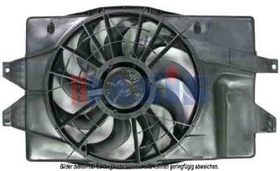 Вентилятор, охлаждение двигателя AKS DASIS 528009N для DODGE CARAVAN