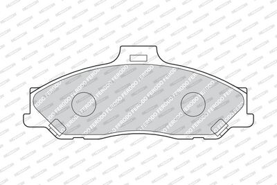 Remblokken set Voor , past: FORD RANGER  MAZDA B-SERIE, BT-50 1.8-3.0D 09.98-