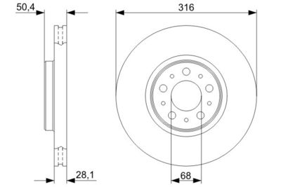 Brake Disc 0 986 479 C85