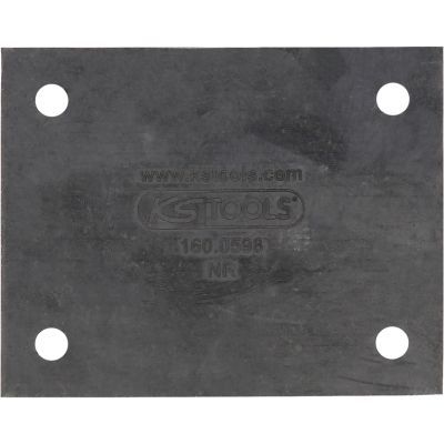 Ks Tools - Gumená podložka 41 pre zdvižné plošiny Rotary/FJRP, 104x82x8mm