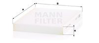 Фильтр, воздух во внутренном пространстве MANN-FILTER CU 2335 для UAZ PATRIOT