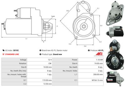STARTER AS-PL S0102 4