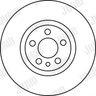 BREMSSCHEIBE JURID 562224JC 1